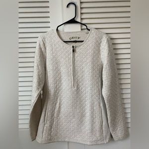 Orvis Women’s Quilted Quarter-Zip Pullover Size M